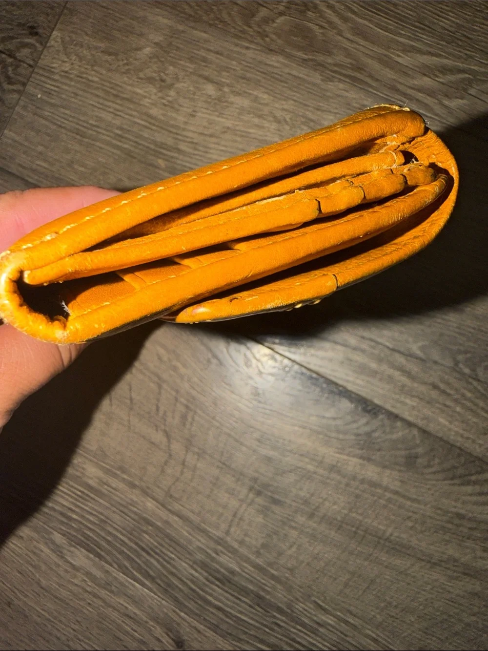 Coach Soho pleated leather wallet